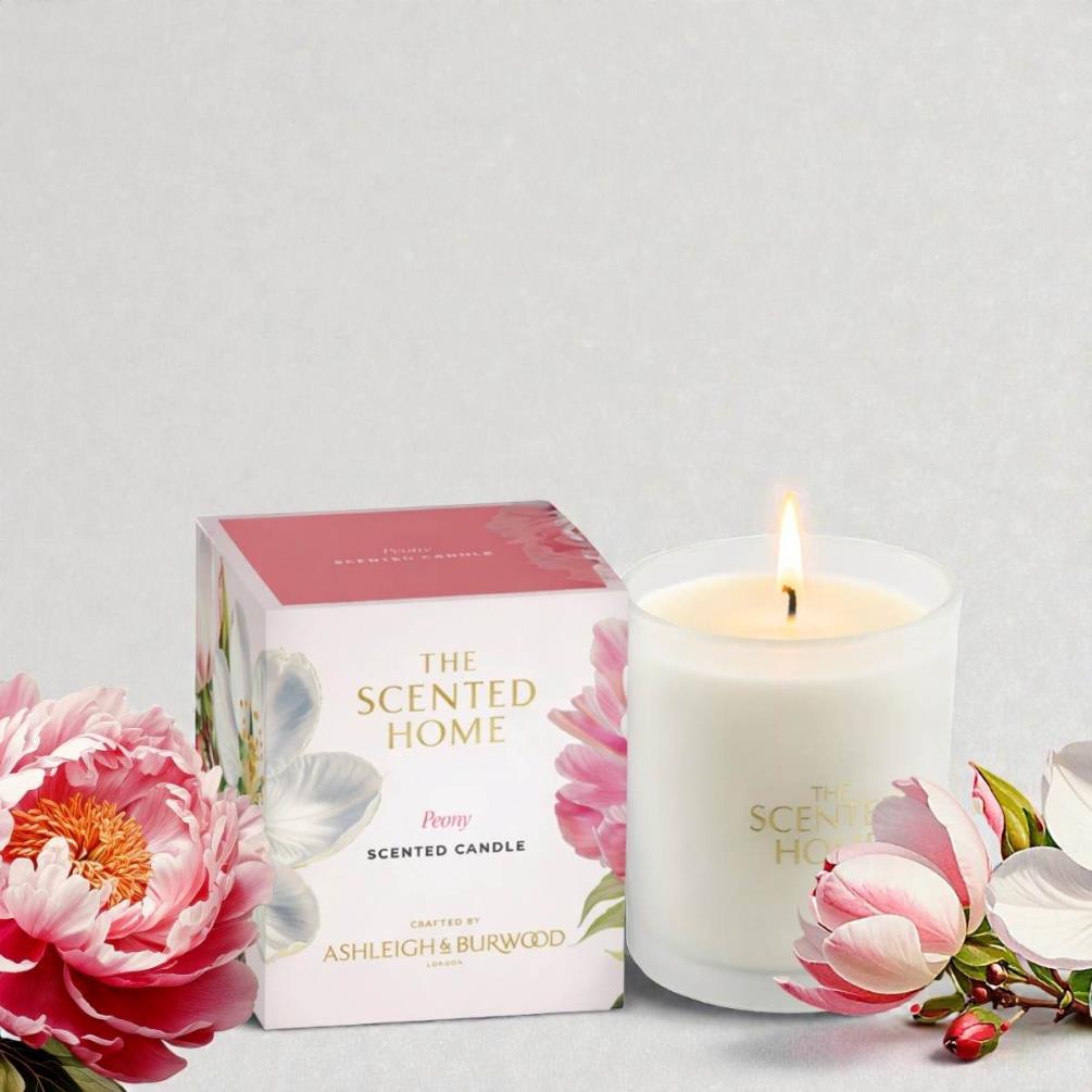 Ashleigh & Burwood Peony Scented Candle Extra Image 1